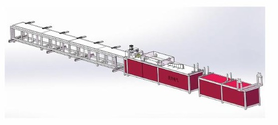 PET polyester sleeve forming machine from Woxing catalogue